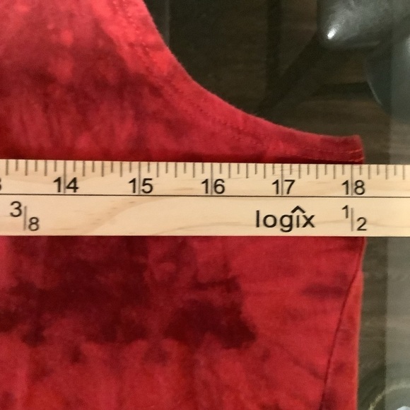 Hybrid Brand unisex cat with American flag sunglasses size medium tye dyed tank - Picture 6 of 8